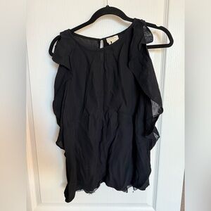 Kate Spade Sleeveless Ruffle Blouse